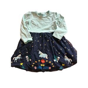 Hanna Andersson soft tulle unicorn dress 3t